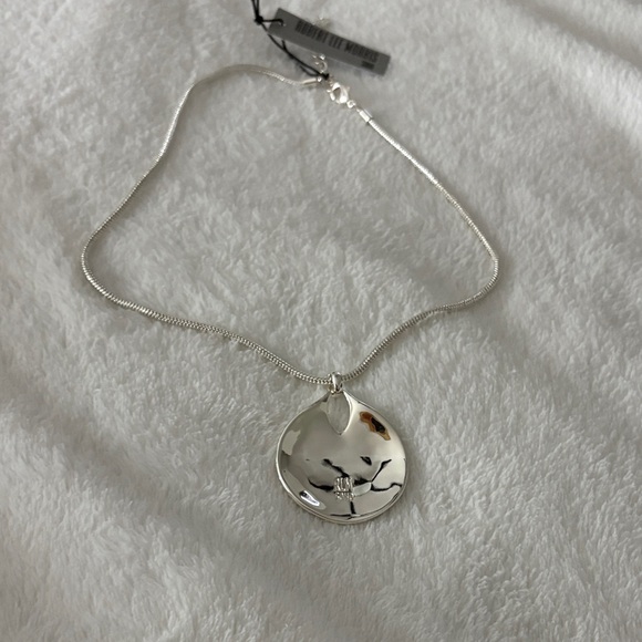 Robert Lee Morris Silver Pendant Necklace - Picture 1 of 4